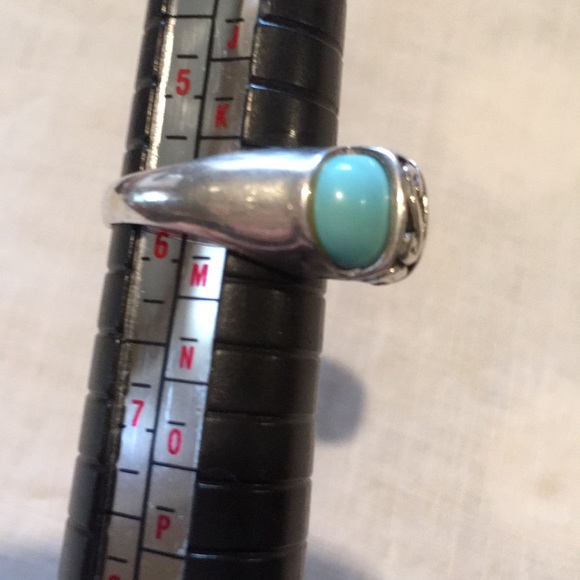 Vintage Sterling Turquoise Ring - Picture 2 of 3